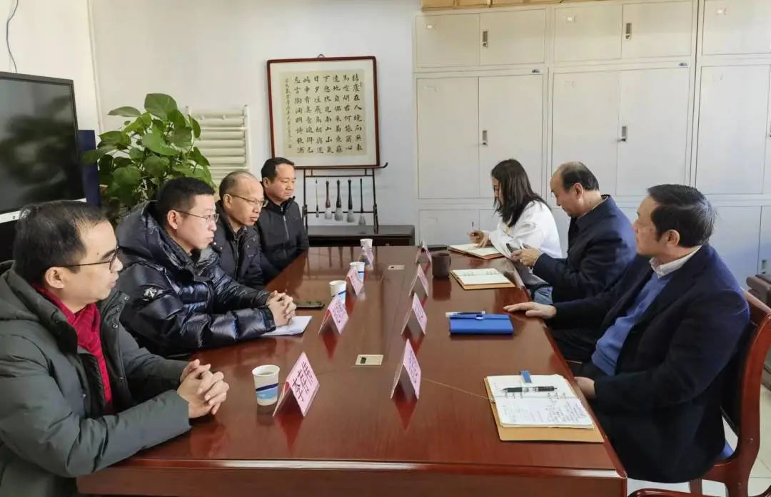 中國(guó)宣紙股份有限公司黨委書記、董事長(zhǎng)趙胡鯤一行到訪中國(guó)文房四寶協(xié)會(huì)
